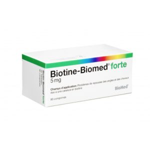 BIOTINE Biomed forte 5 mg 90 comprimés 90 Stück